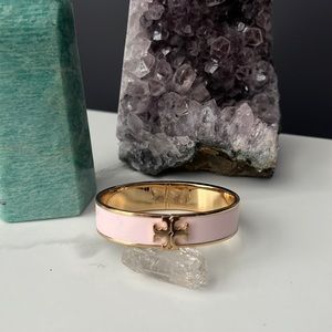 Tory Burch logo clasp bracelet